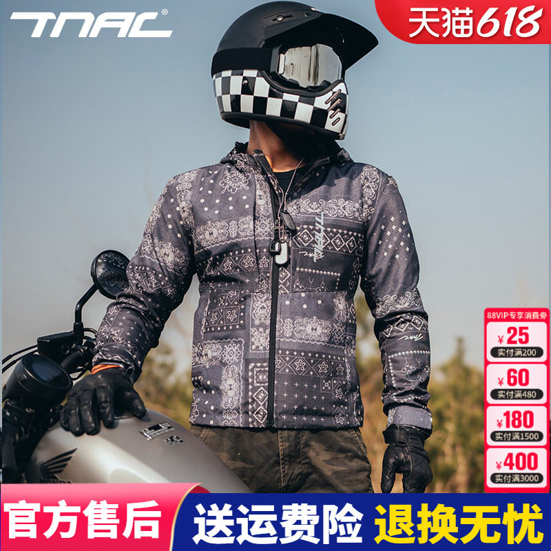 TNAC拓驰摩托车四季骑行服国潮男女春秋防水防摔耐磨仁者机车通勤