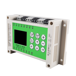 华庆军中文编程简易PLC一体机8进8出继电器控制气缸循环定时逻辑