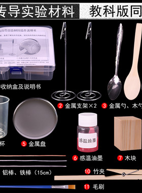 热传导实验材料探究金属导热性