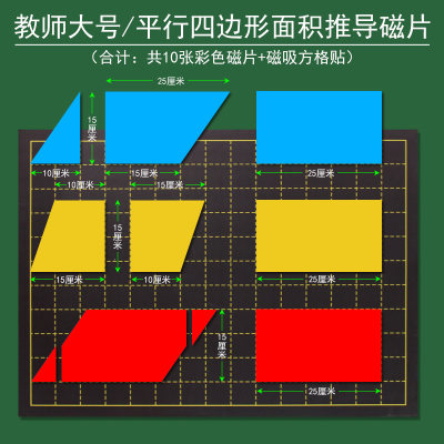 平行四边形面积推导磁片