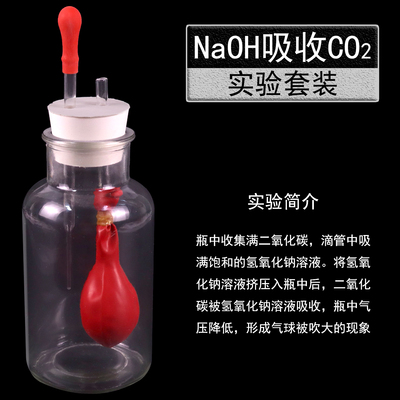 探究氢氧化钠吸收二氧化碳