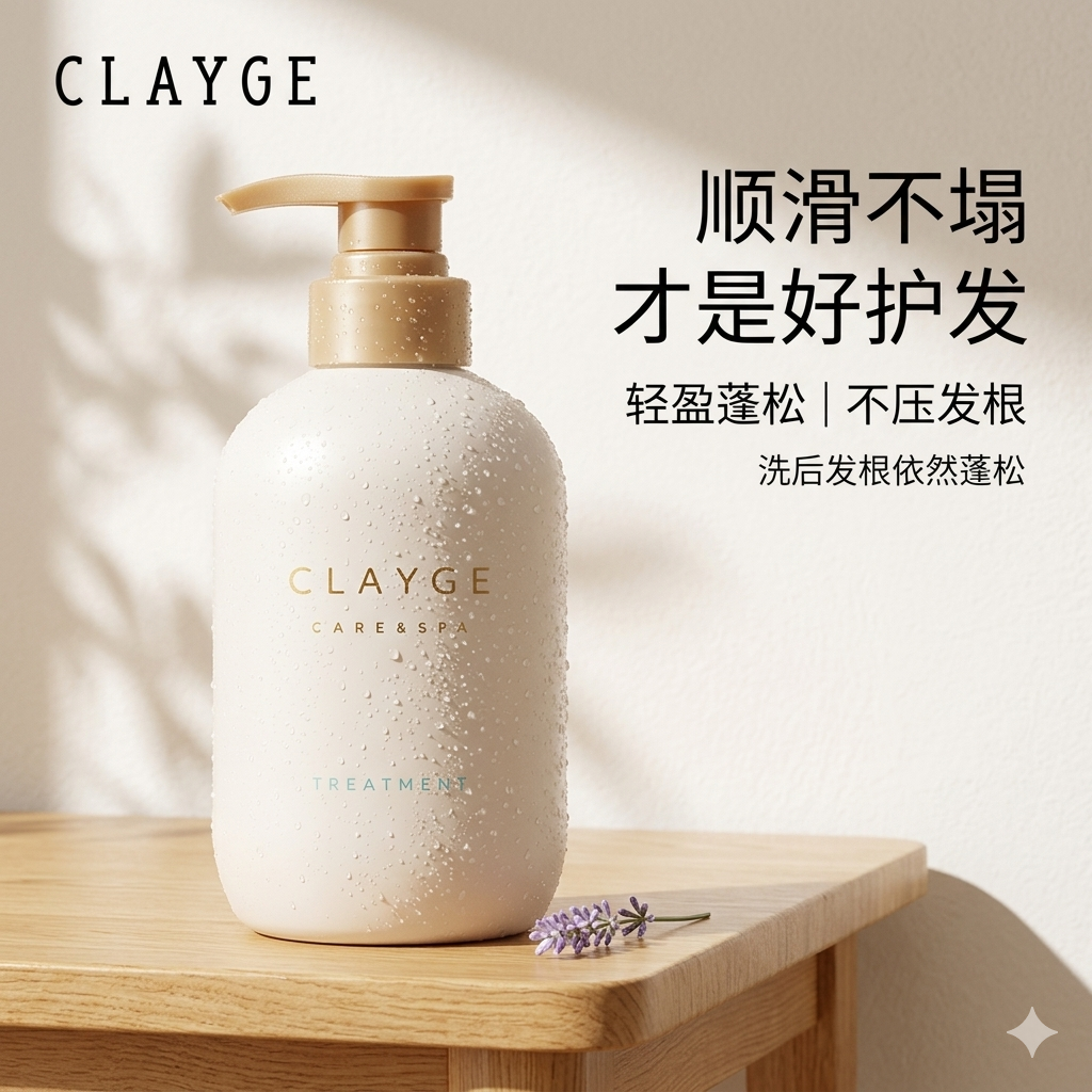 【可休护发素】日本CLAYGE天然泥护发素系列蓬松控油滋养染烫修复