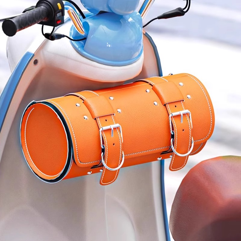 电动车复古前挂包后尾包边包摩托车巡航太子车头包骑行工具包