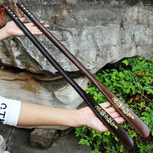 鞋拔子长柄家用越南实木穿鞋神器