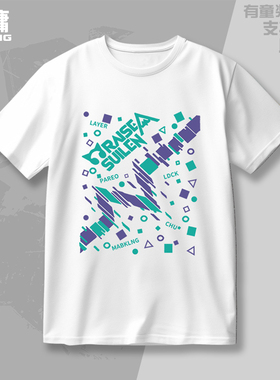 BanG Dream RAISE A SUILEN 朝日六花 纯棉T恤短袖邦邦周边痛衣服