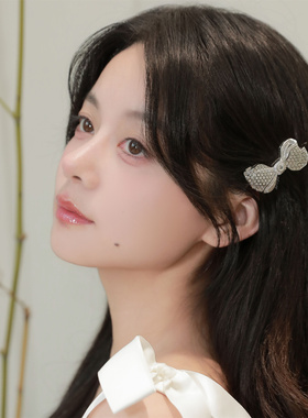 Selfish|西洋古董vintage复刻|1930s钻石胸针改款复古蝴蝶结发夹
