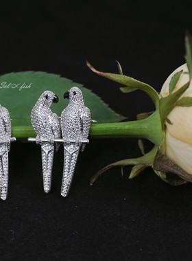 Selfish|西洋古董vintage复刻|卡家古董款爱情鸟胸针复刻胸针别针