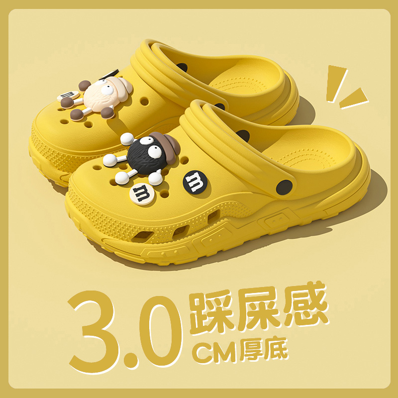 儿童洞洞鞋女童2025新款夏季外穿