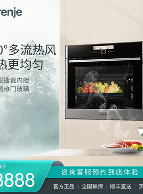 gorenje/古洛尼 欧洲进口嵌入式56L蒸箱多功能搪瓷内胆BS598S24X