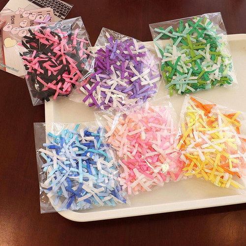 可爱迷你蝴蝶结装饰打包出卡丝带