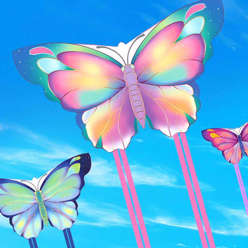 潍坊新款梦幻蝴蝶风筝 高档成人儿童卡通风筝 网红好飞易飞初学者