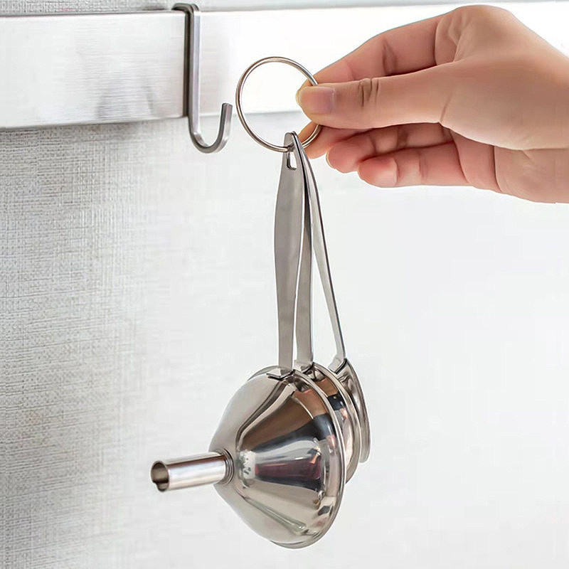 漏斗家用不锈钢大小口径厨房倒油斗小号酒漏酒吊提子打酒器酒勺