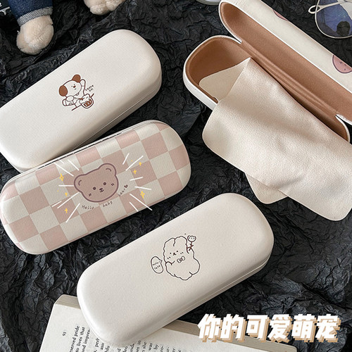 可爱卡通眼镜盒便携抗压轻便