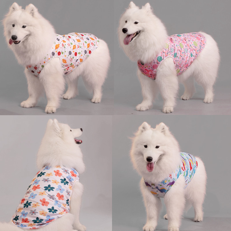 宠物衣服狗宠物狗狗春夏装金毛中