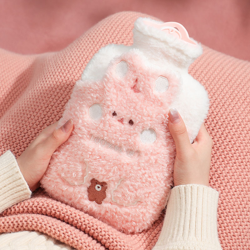 热水袋迷你可爱毛绒肚子暖手宝