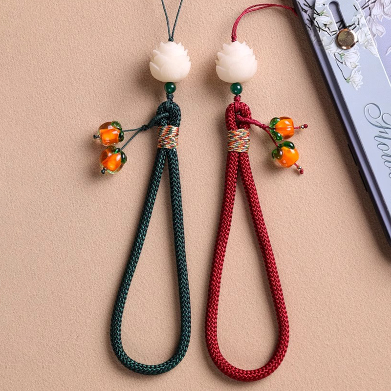 柿柿如意手机挂件短款手腕挂绳男