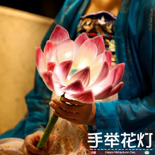 新年灯笼2026儿童手工diy材料金鱼兔子扭扭棒过年手提古风荷花灯