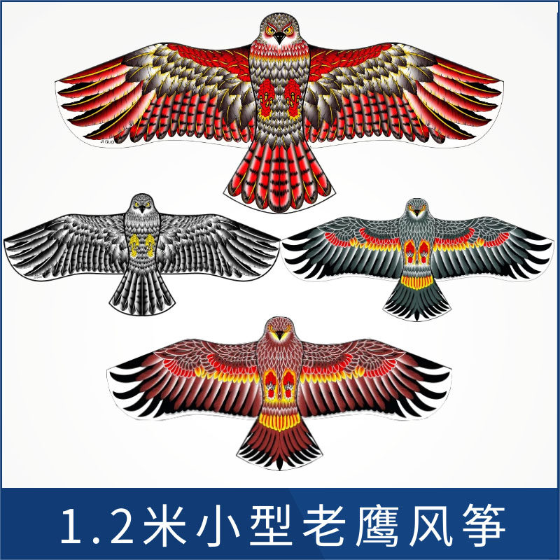 老鹰风筝儿童易飞风筝驱鸟吓鸟老鹰成人小型潍坊风筝包邮