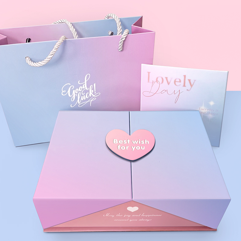 情人节礼盒空盒惊喜生日礼物盒子38妇女节包装盒包包礼品盒高级感