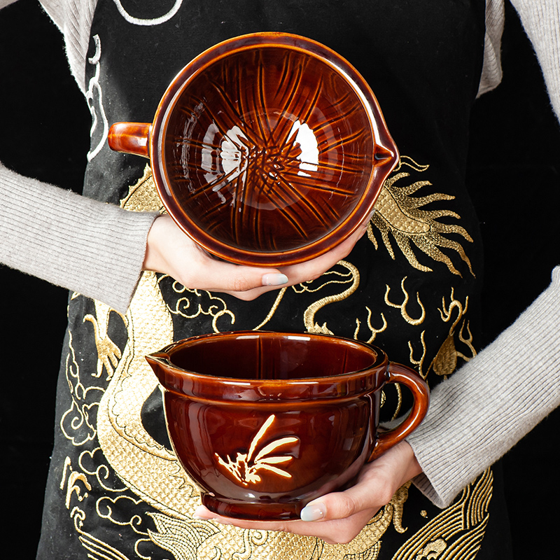 全釉家用擂钵湘菜擂辣椒擂茄子皮