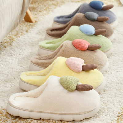2025棉拖鞋女冬款蘑菇室内家