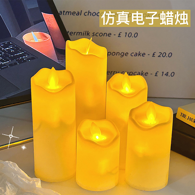 led仿真电子摇摆蜡烛灯结婚求婚表白生日室内场景布置浪漫氛围灯