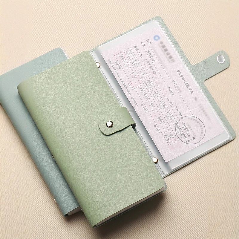 定期存单收纳册银行定期支票票夹存单票据收纳本存折纸币收藏册,文具电教/文化用品/商务用品,手帐/日程本/计划本,淘宝优惠券,粉丝福利购,淘宝优惠卷