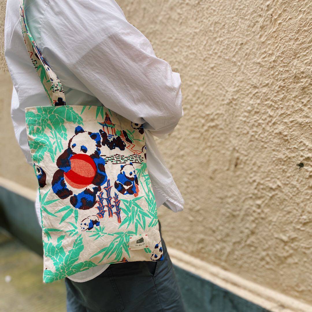 崇明老布全棉自制单肩包