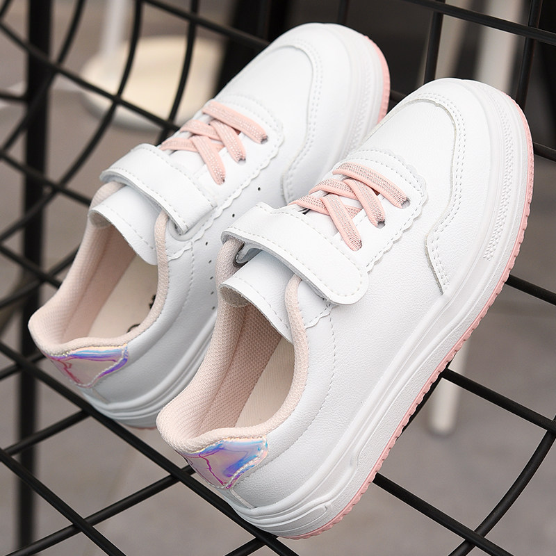 儿童板鞋女童鞋子时尚休闲软底2025春秋新款小白鞋女孩魔术贴童鞋,童鞋/婴儿鞋/亲子鞋,板鞋,淘宝优惠券,粉丝福利购,淘宝优惠卷