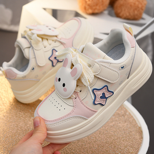 女童板鞋2026春秋新款儿童鞋子软底可爱中童休闲鞋小女孩低帮童鞋