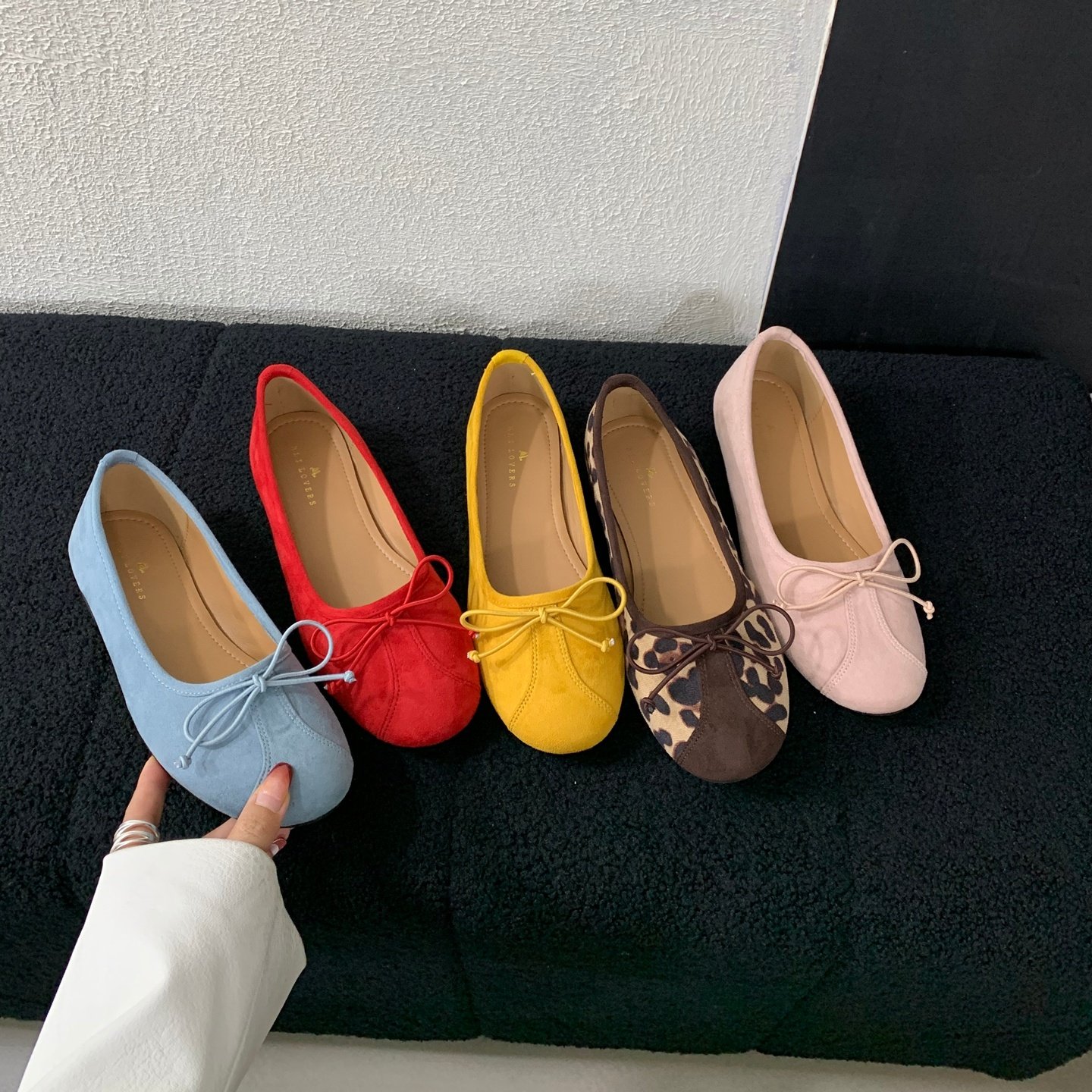 Ali Lover女鞋法式芭蕾风蝴蝶结平底单鞋浅口一脚蹬玛丽珍鞋多色,女鞋,玛丽珍鞋,淘宝优惠券,粉丝福利购,淘宝优惠卷