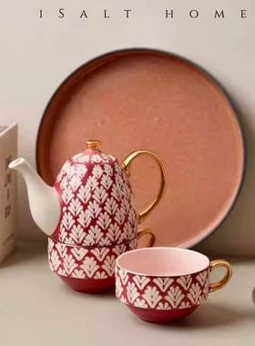 出澳洲T2复古手绘浮雕茶具套装系列茶壶字母壶英式下午茶水壶