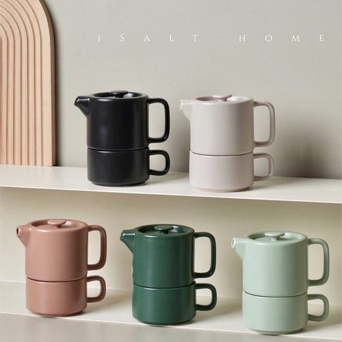 北欧ins莫兰迪色子母壶套装