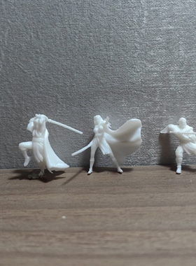 江湖故人古风忍者武士侠客小摆件山水陆微景缸盆景造观景寒江孤影