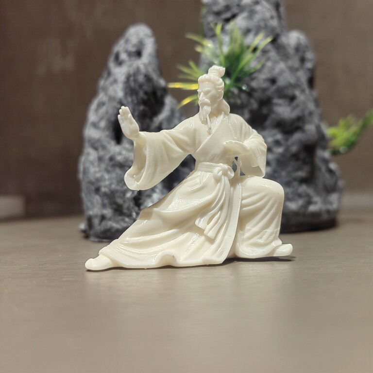 张三丰真人太极拳剑江湖故古风侠装饰摆件