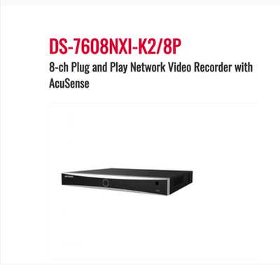 HIKVISIONDS-7608NXI-K2/8P
