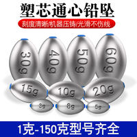 塑芯橄榄型铅坠型号齐全不伤线