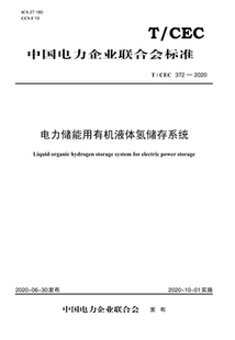 372—2020 CEC 电力储能用有机液体氢储存系统 按需印刷