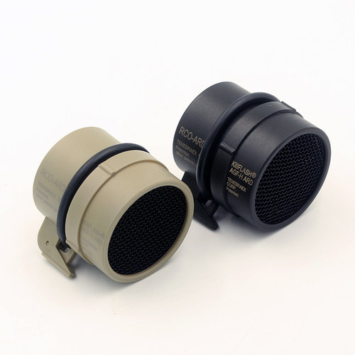 第3代ACOG小海螺系列望远镜专用蜂窝遮光罩金属网状望远镜消光筒