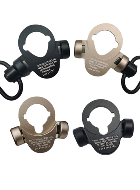 元素TROY双边快拆旋转背带环M4战术QD扣AEG环扣J9 HK416改装配件