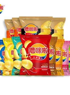 【加赠4袋12克薯片】黄金薯片+经典薯片+薄脆片 囤货超值组合装