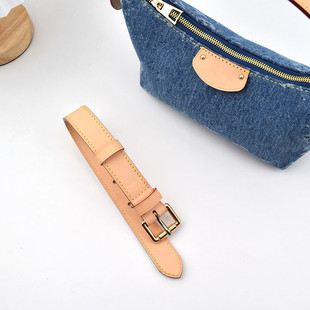 适用LV丹宁牛仔饭盒包延长包肩带改造Hills Pochette手拿包带内胆