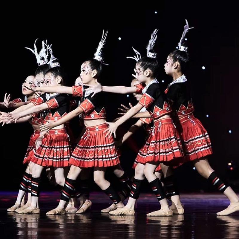 黎族舞蹈服苗族彝族表演服壮族侗族土家瑶族少数民族舞蹈演出服装