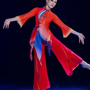 高先玉老师东方红古典舞服装 民间舞演出服胶州秧歌舞蹈表演服套装