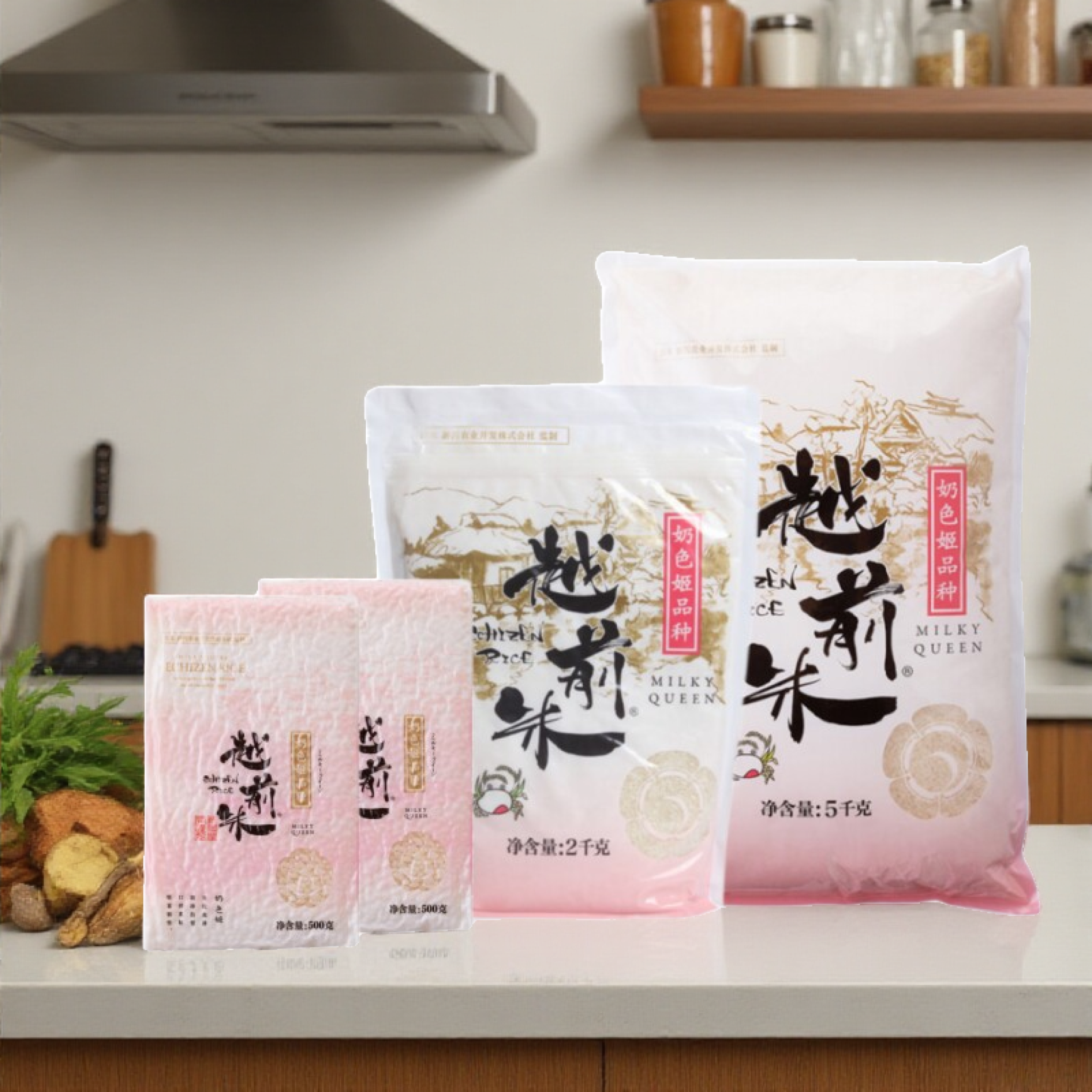 新大米软糯越前奶色姬500G至5公斤10斤寿司米东北粳米长粒香大米