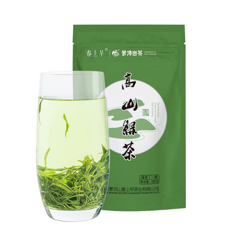 蒙顶高山绿茶2026新茶叶浓香耐泡图片