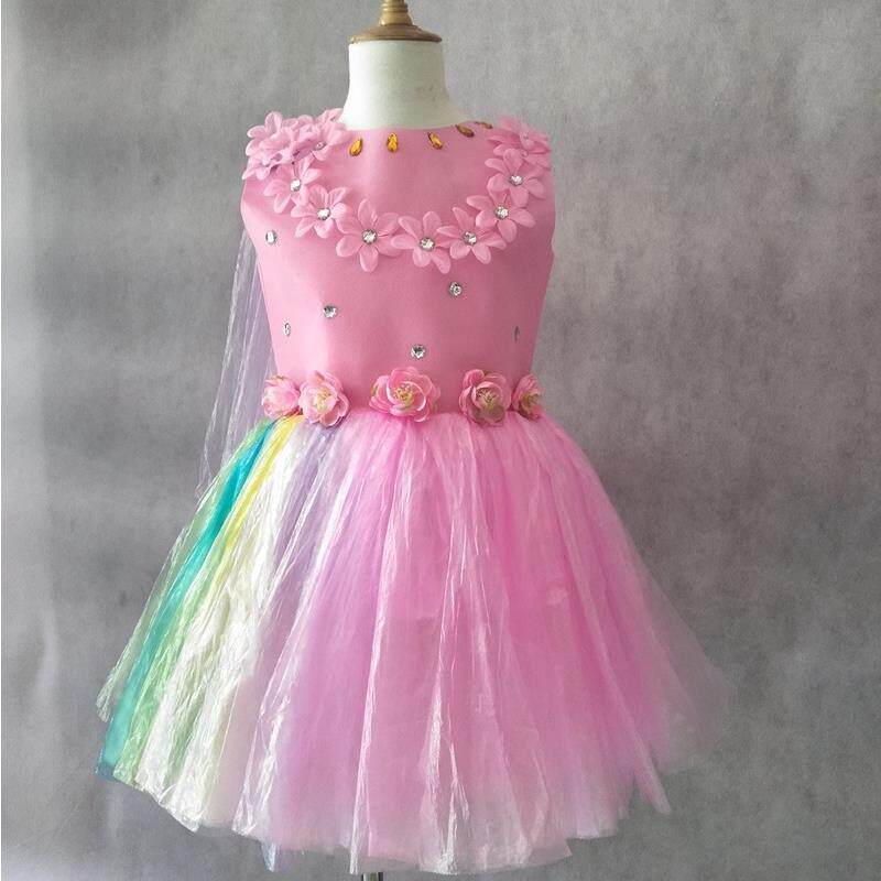 儿童环保演出服装无纺布塑料袋手工制作衣服时装走秀亲子装公主裙