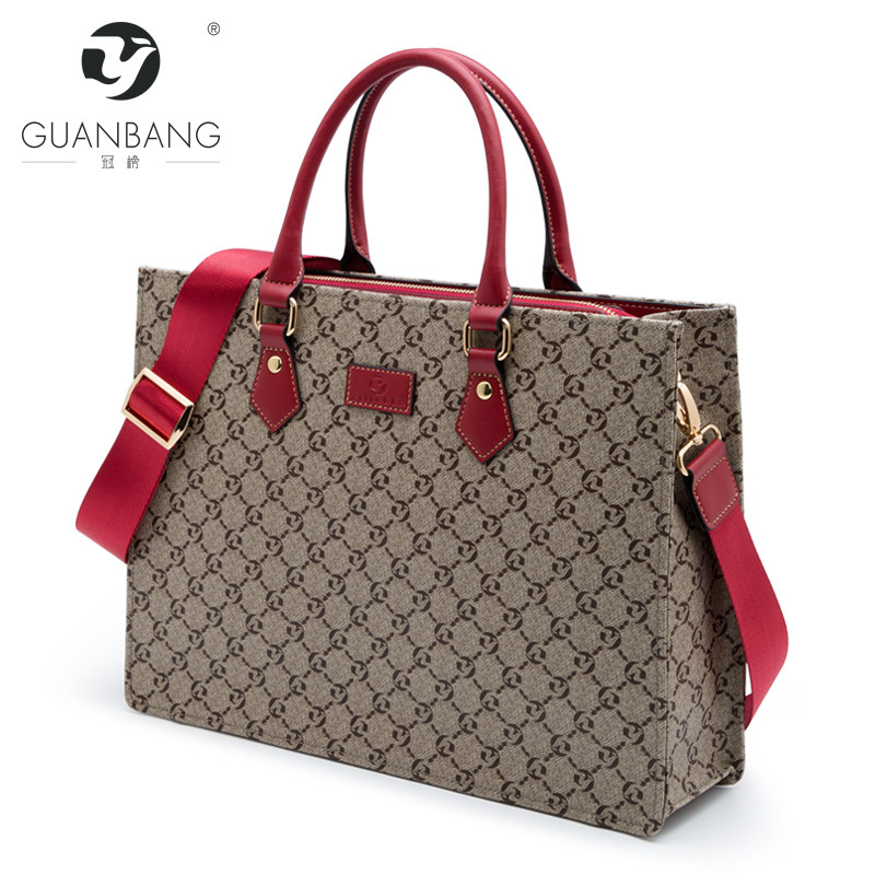 律师通勤托特大包包女士文件手提商务女包2021新款时尚电脑公文包