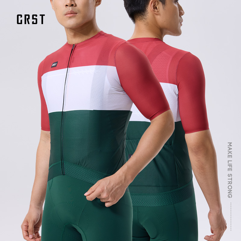 CRST夏季公路车骑行短袖轻薄透气