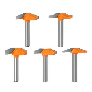 1/4柄橱柜门板刀花边刀 修边机刀头木工门框橱柜雕刻线条异形铣刀